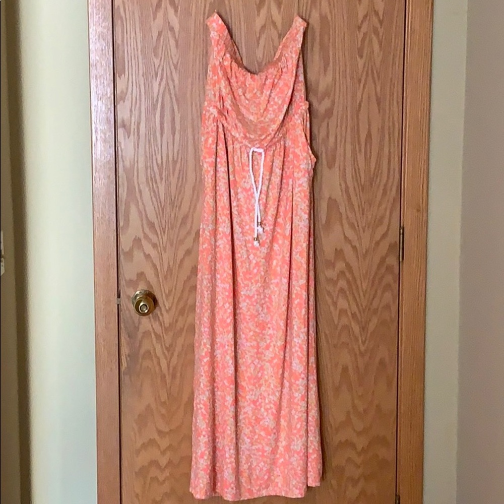 Strapless Gap maxi dress size L.